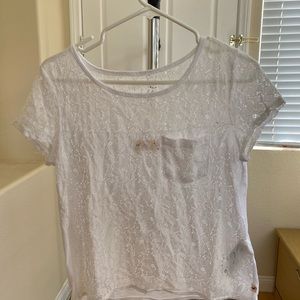 Hollister white T-shirt size medium